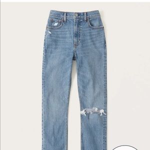 Abercrombie & Fitch Blue Distressed Women Jeans